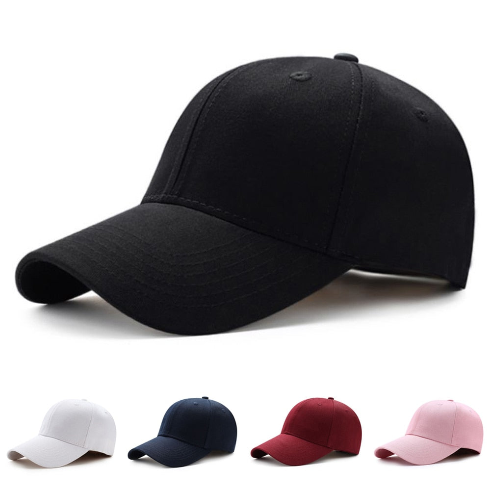 Unisex Hat Plain Curved Sun Visor Hat Outdoor Dustproof Baseball Cap Solid Color Fashion Adjustable Leisure Caps Men Women | TageUnlimited