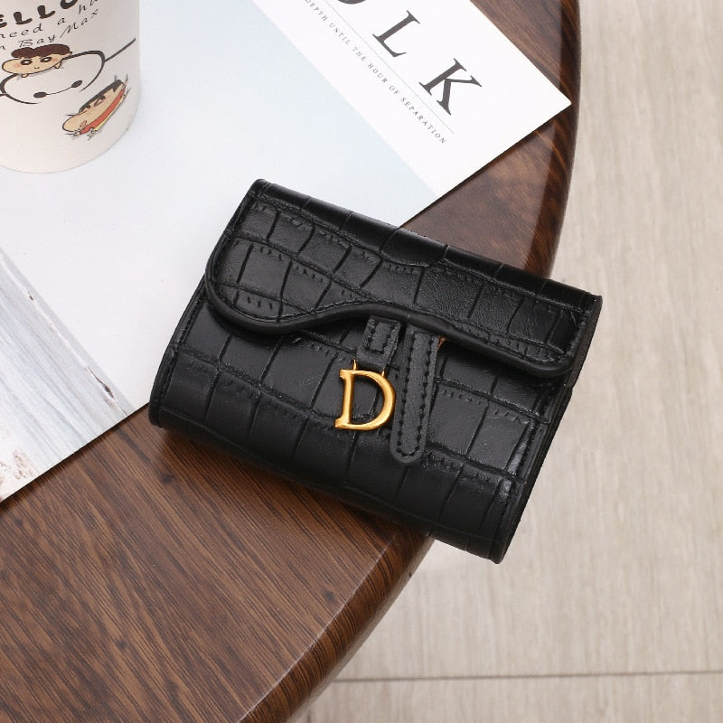 Women Short Wallet Small Fashion Luxury Brand Leather Purse Ladies Card Bag for Women Clutch Female Purse Money Clip Wallet | TageUnlimited