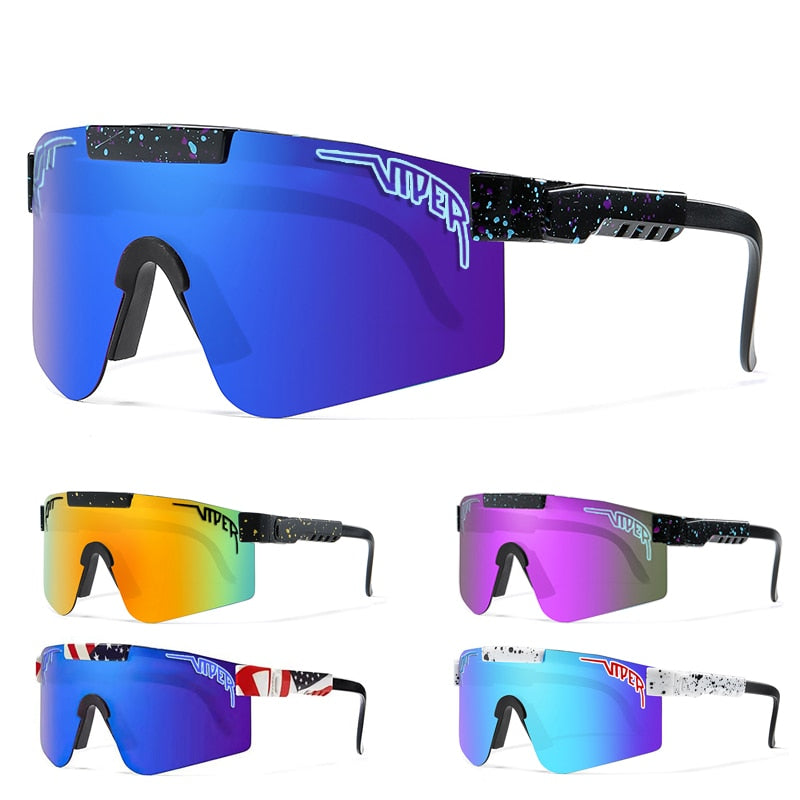 Pit Cycling Glasses Outdoor Sunglasses MTB Men Women Sport Goggles UV400 Viper Bike Bicycle Eyewear Without Box | TageUnlimited