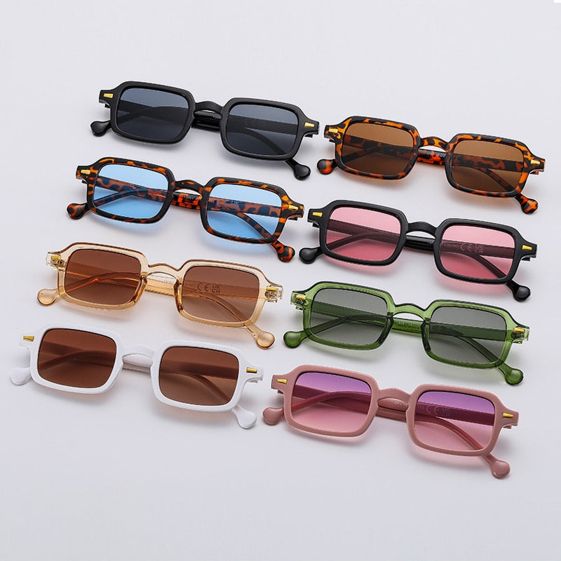 Luxurious Rectangle Sunglasses Women Oval Vintage Brand Designer Square Sun Glasses Men Shades Female Eyewear Anti-glare UV400 | TageUnlimited