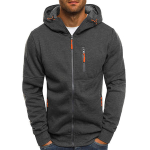 Brand New Men Hoodies Sweatshirts Leisure Cardigan Men Hooded Pullovers Jacquard Casual Man Hoody Sweatshirt Jackets | TageUnlimited