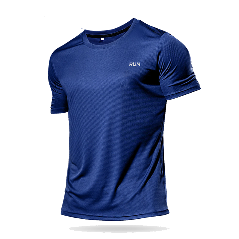High Quality Polyester Men Running T Shirt Quick Dry Fitness Shirt Training Exercise Clothes Gym Sport Shirt Tops Lightweight | TageUnlimited