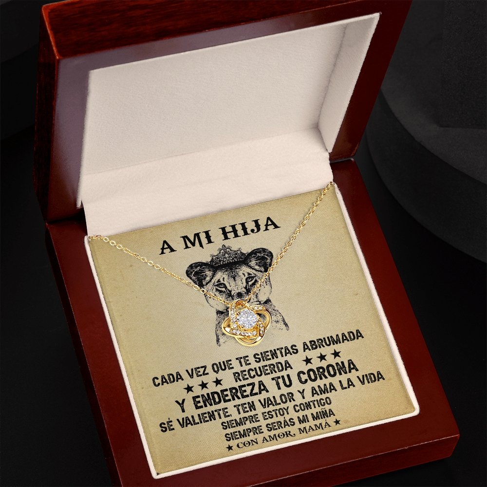 A Mi Hija (Love Knot Necklace) | Jewelry | TageUnlimited