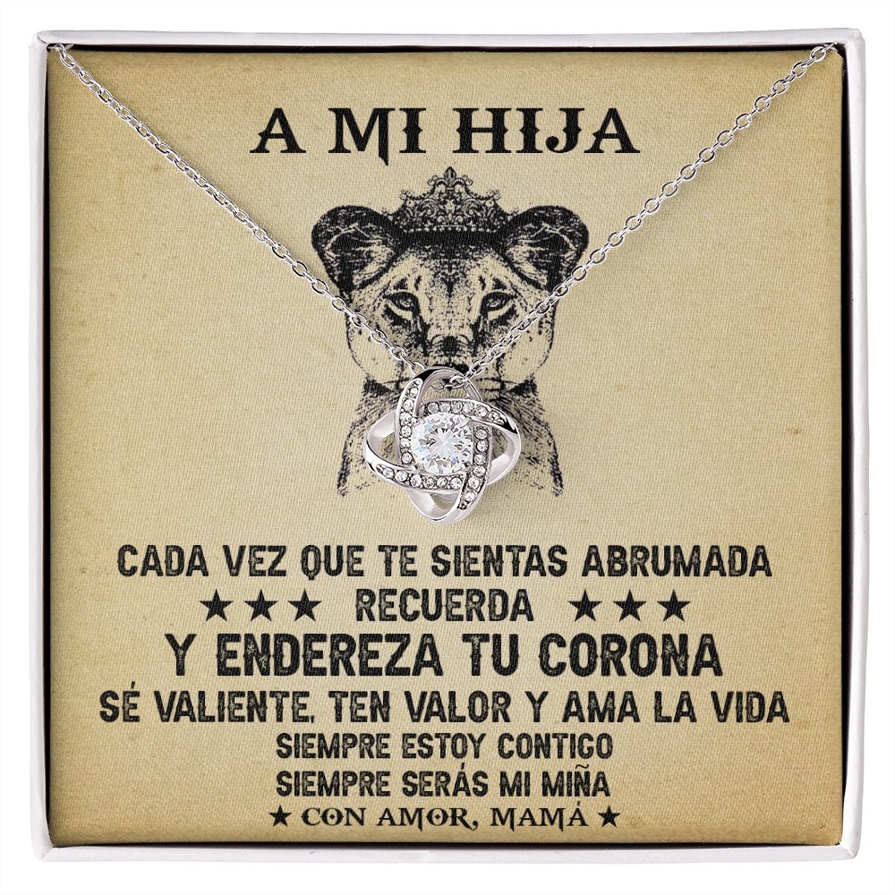 A Mi Hija (Love Knot Necklace) | Jewelry | TageUnlimited