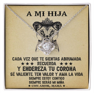 A Mi Hija (Love Knot Necklace) | Jewelry | TageUnlimited