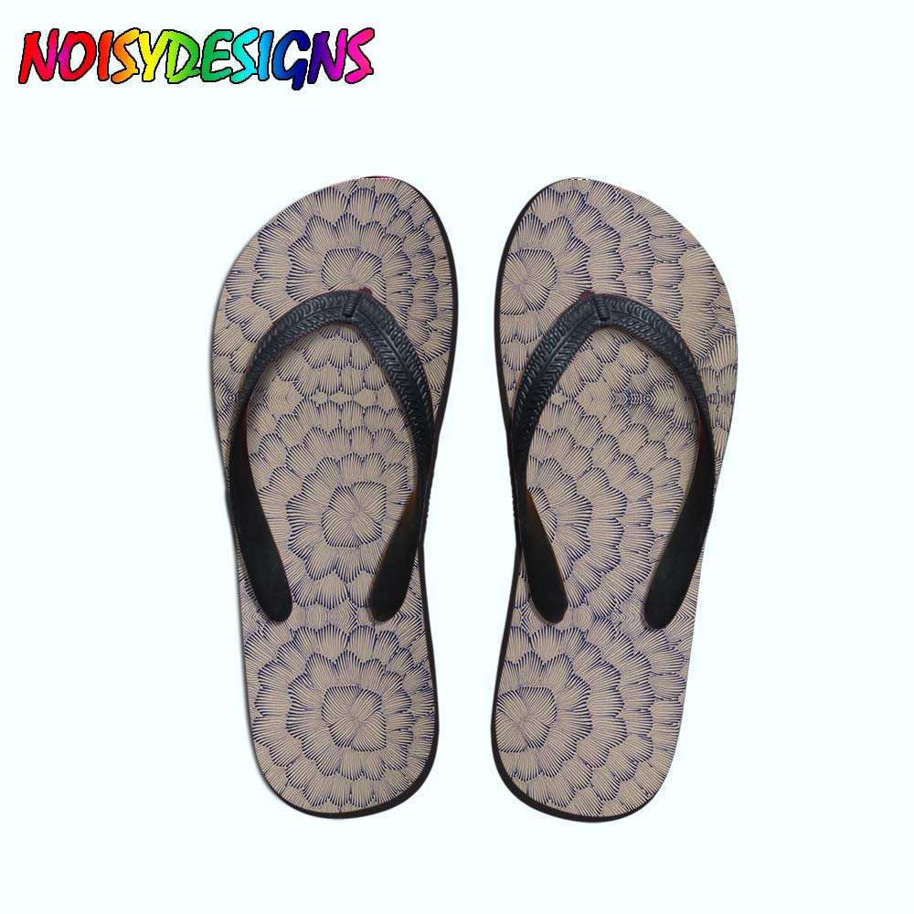 African Pattern Print Teenager Girls Flip Flops Women Casual Fashion House Slippers Slip-on Women flat Flip Flops Dropshipping | TageUnlimited