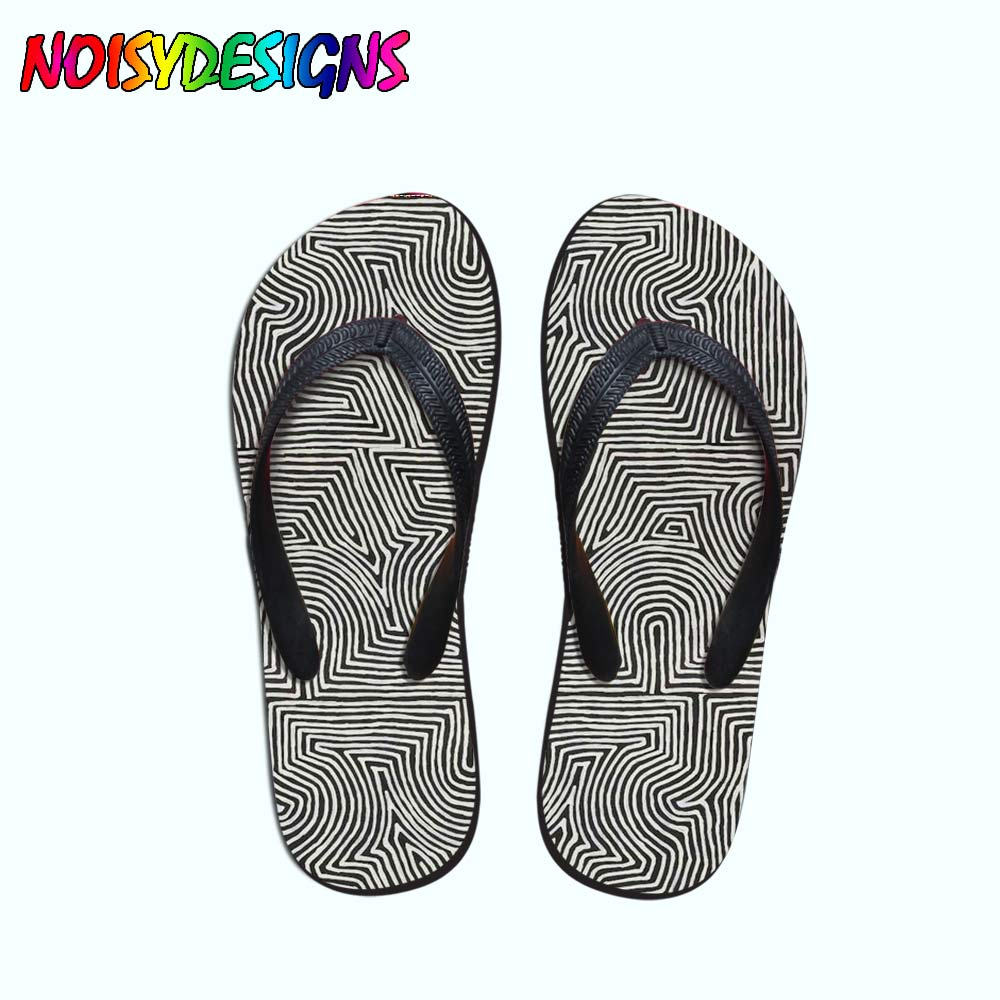 African Pattern Print Teenager Girls Flip Flops Women Casual Fashion House Slippers Slip-on Women flat Flip Flops Dropshipping | TageUnlimited