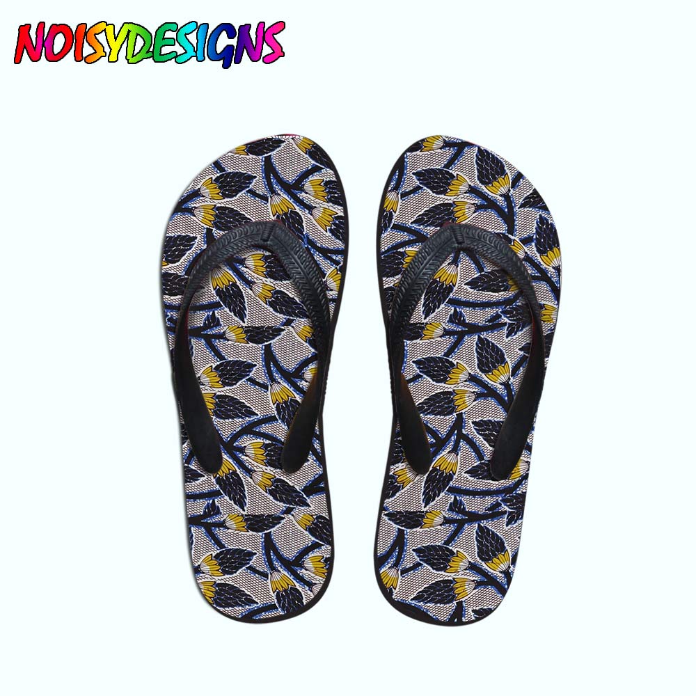 African Pattern Print Teenager Girls Flip Flops Women Casual Fashion House Slippers Slip-on Women flat Flip Flops Dropshipping | TageUnlimited