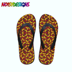 African Pattern Print Teenager Girls Flip Flops Women Casual Fashion House Slippers Slip-on Women flat Flip Flops Dropshipping | TageUnlimited