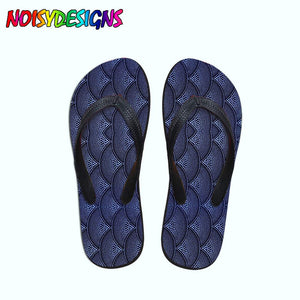 African Pattern Print Teenager Girls Flip Flops Women Casual Fashion House Slippers Slip-on Women flat Flip Flops Dropshipping | TageUnlimited