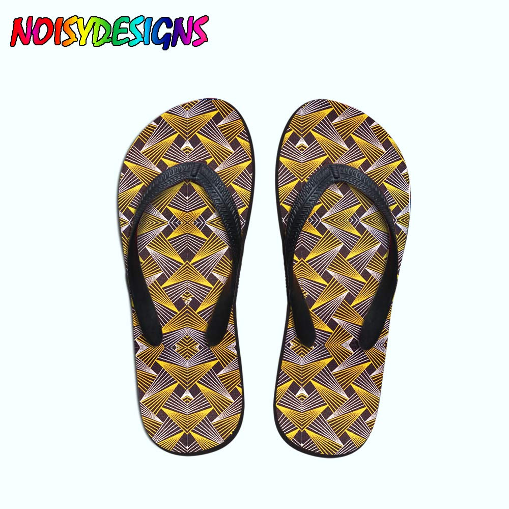 African Pattern Print Teenager Girls Flip Flops Women Casual Fashion House Slippers Slip-on Women flat Flip Flops Dropshipping | TageUnlimited