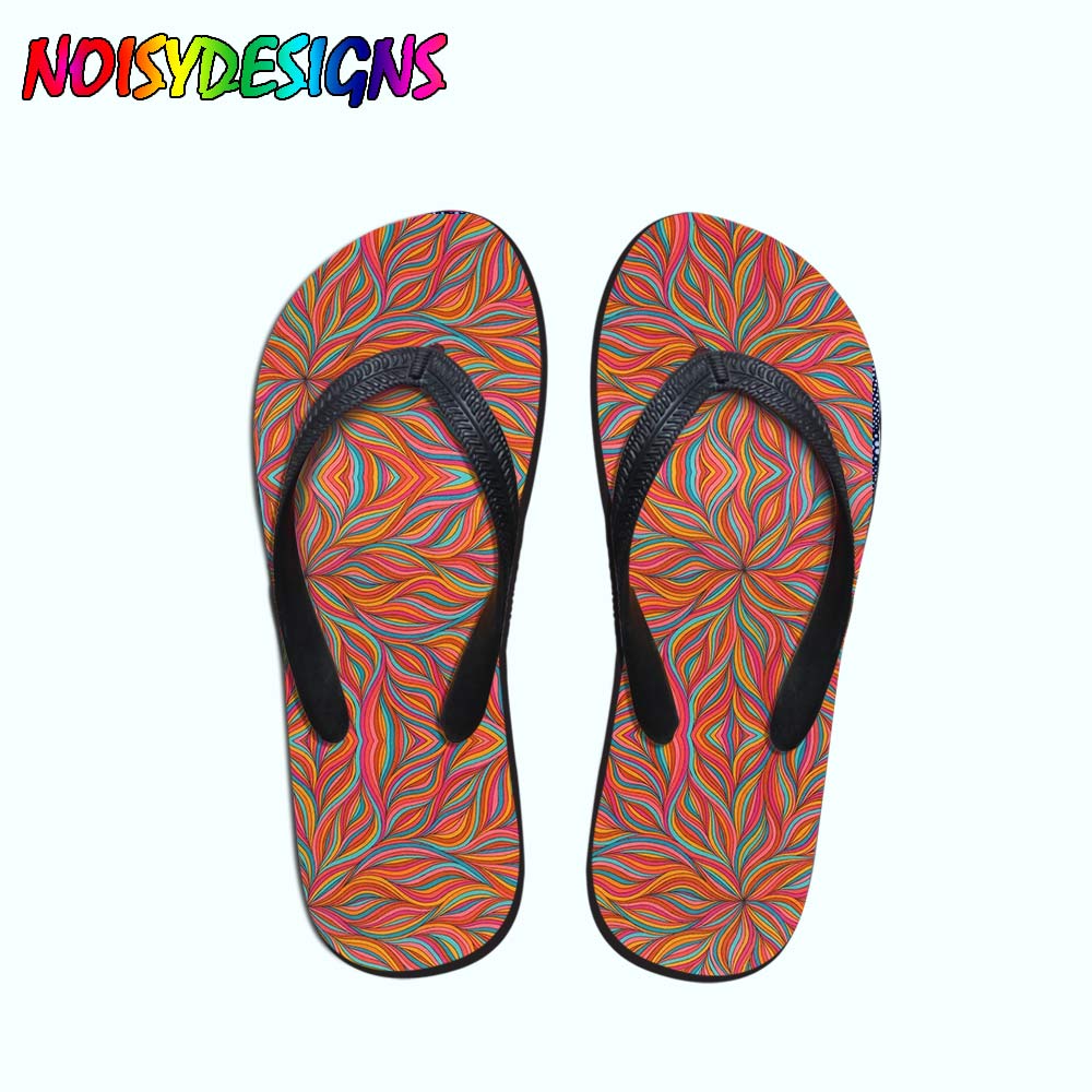 African Pattern Print Teenager Girls Flip Flops Women Casual Fashion House Slippers Slip-on Women flat Flip Flops Dropshipping | TageUnlimited