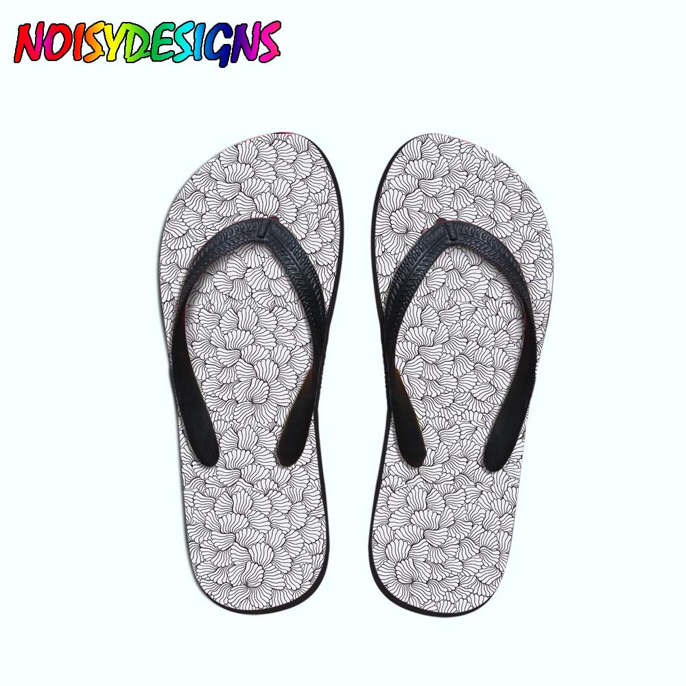 African Pattern Print Teenager Girls Flip Flops Women Casual Fashion House Slippers Slip-on Women flat Flip Flops Dropshipping | TageUnlimited