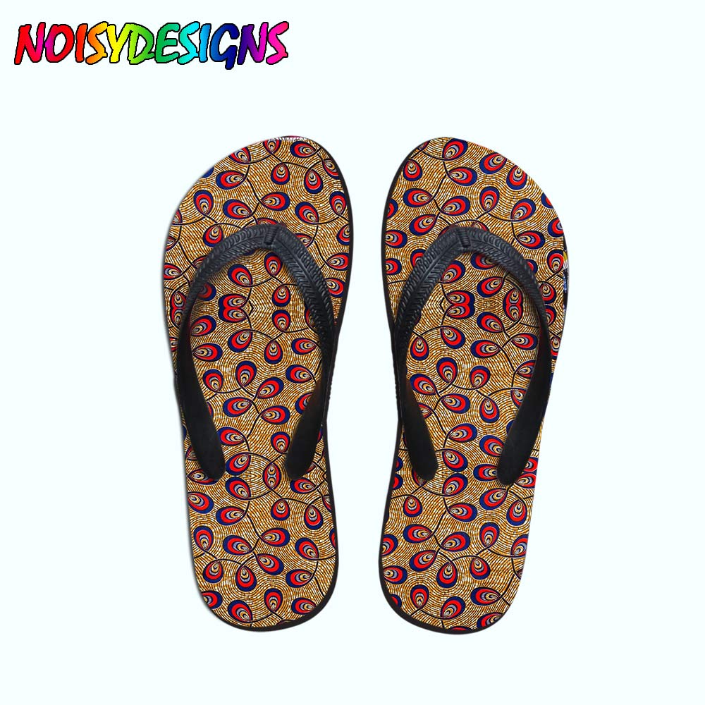 African Pattern Print Teenager Girls Flip Flops Women Casual Fashion House Slippers Slip-on Women flat Flip Flops Dropshipping | TageUnlimited