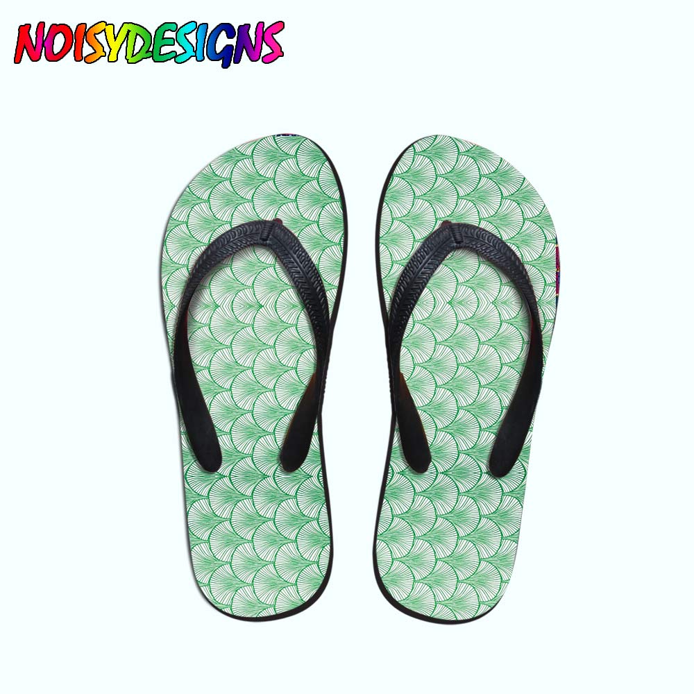 African Pattern Print Teenager Girls Flip Flops Women Casual Fashion House Slippers Slip-on Women flat Flip Flops Dropshipping | TageUnlimited