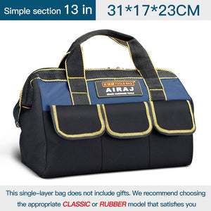 AIRAJ Upgrade Tool Bag 13/15/17/19/23 in Electrician Bag 1680D Oxford Waterproof Wear-Resistant Strong Tool Storage Toolkit | 0 | Tage-Active