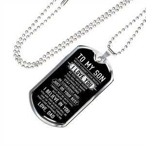 To My Son | I Believe In You | Jewelry | TageUnlimited