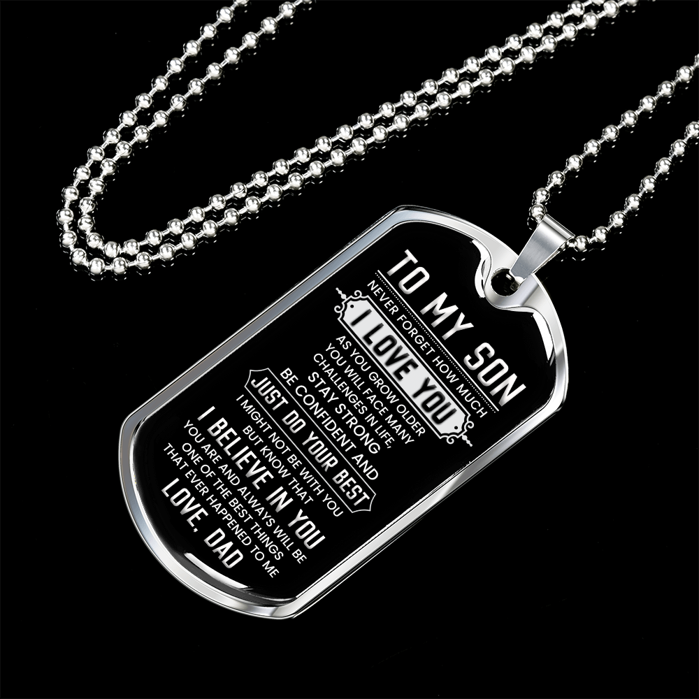 To My Son | I Believe In You | Jewelry | TageUnlimited