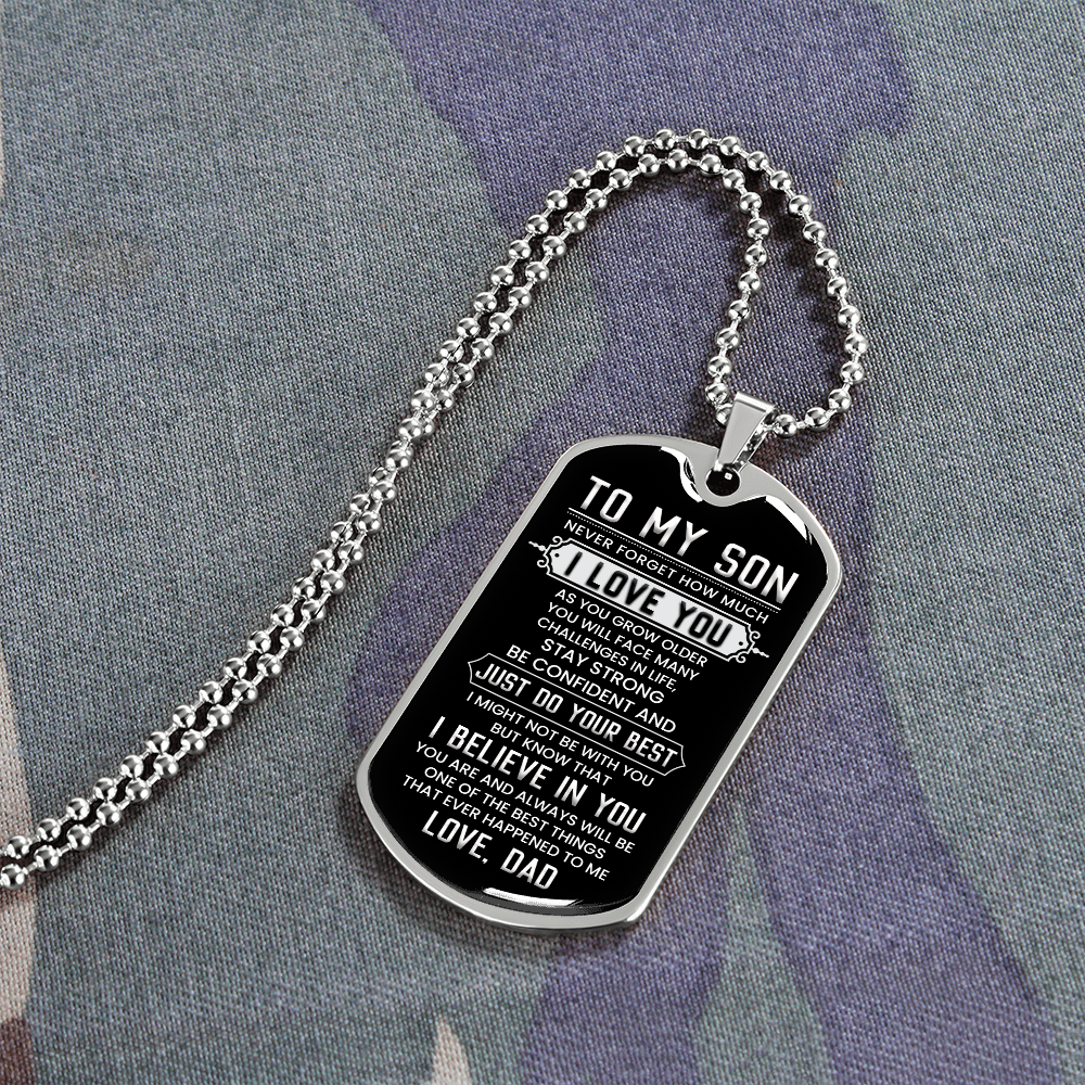 To My Son | I Believe In You | Jewelry | TageUnlimited