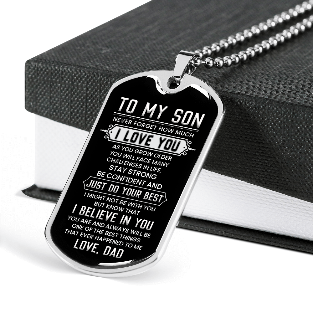 To My Son | I Believe In You | Jewelry | TageUnlimited