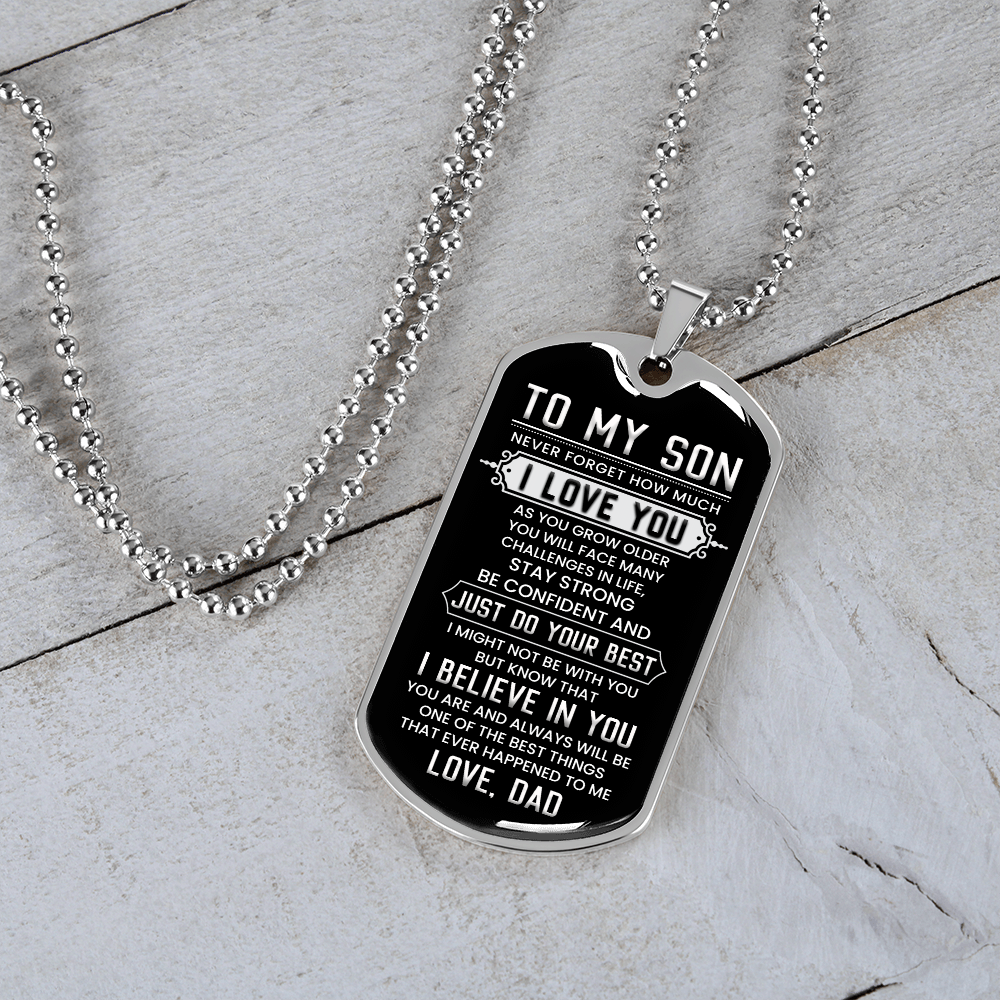 To My Son | I Believe In You | Jewelry | TageUnlimited