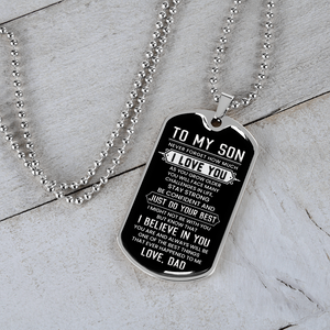 To My Son | I Believe In You | Jewelry | TageUnlimited