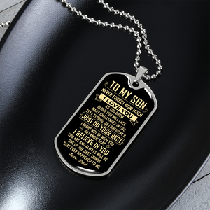To My Son | Just Do Your Best | Jewelry | A1014T, A1014TG, G007T, G007TG, lx-G007, PROD-1946239, PT-133, TNM-1, USER-43062 | TageUnlimited