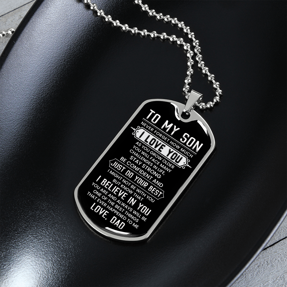 To My Son | I Believe In You | Jewelry | TageUnlimited
