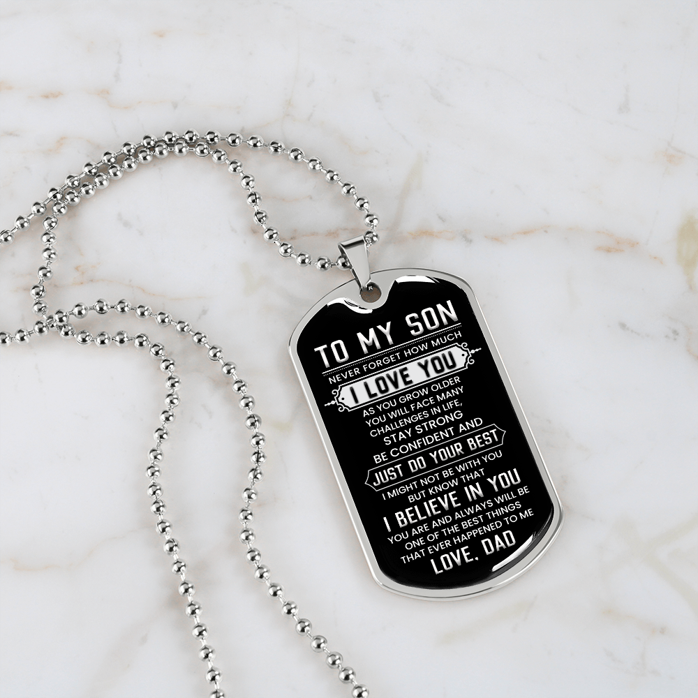 To My Son | I Believe In You | Jewelry | TageUnlimited