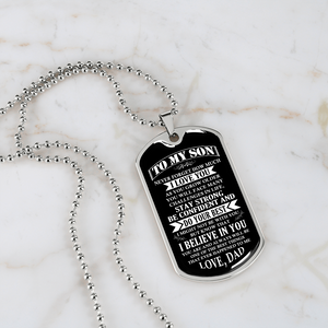 To My Son | Stay Strong Be Confident | Jewelry | TageUnlimited