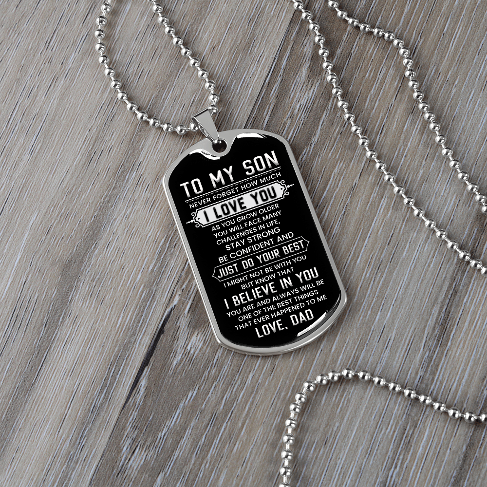To My Son | I Believe In You | Jewelry | TageUnlimited