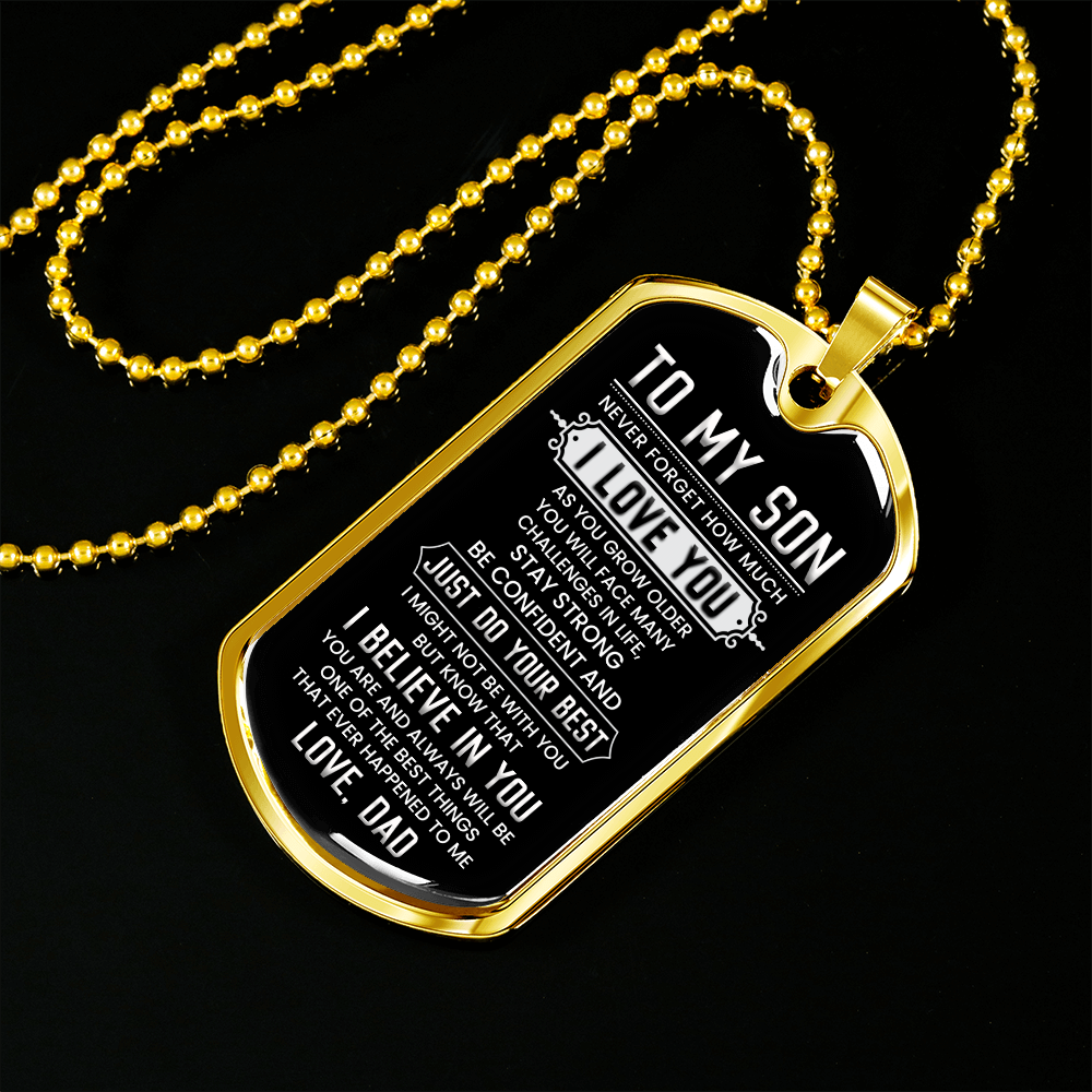 To My Son | I Believe In You | Jewelry | TageUnlimited