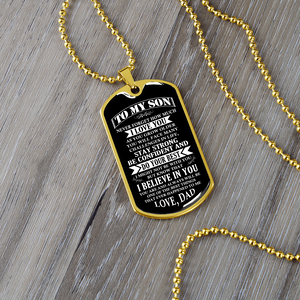 To My Son | Stay Strong Be Confident | Jewelry | TageUnlimited