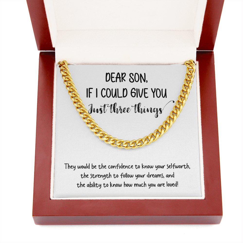 Dear Son | You Are Loved 💙❤️ | Jewelry | C30184T, C30184TG, lx-C30184, PB23-WOOD, PROD-1834891, PT-1772, USER-43062 | TageUnlimited