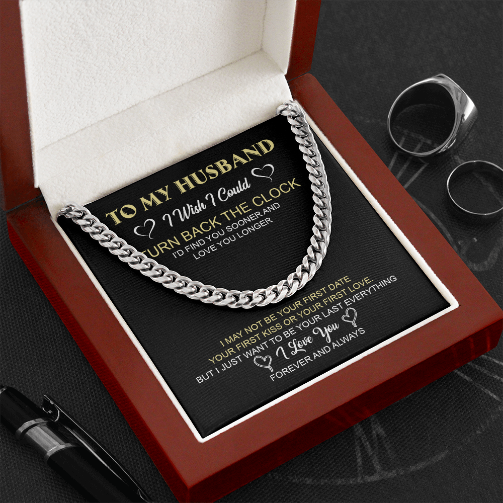 To My Husband | Your Last Everything ❤️⌛ | Jewelry | C30184T, C30184TG, lx-C30184, PB23-WOOD, PROD-1818520, PT-1772, USER-43062 | TageUnlimited