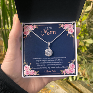 To My Mom | I Am Forever Grateful | Jewelry | C30187TR, lx-C30187, PB23-WOOD, PROD-2004904, PT-2646, TNM-1, USER-43062 | TageUnlimited
