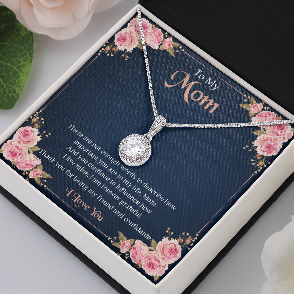 To My Mom | I Am Forever Grateful | Jewelry | C30187TR, lx-C30187, PB23-WOOD, PROD-2004904, PT-2646, TNM-1, USER-43062 | TageUnlimited