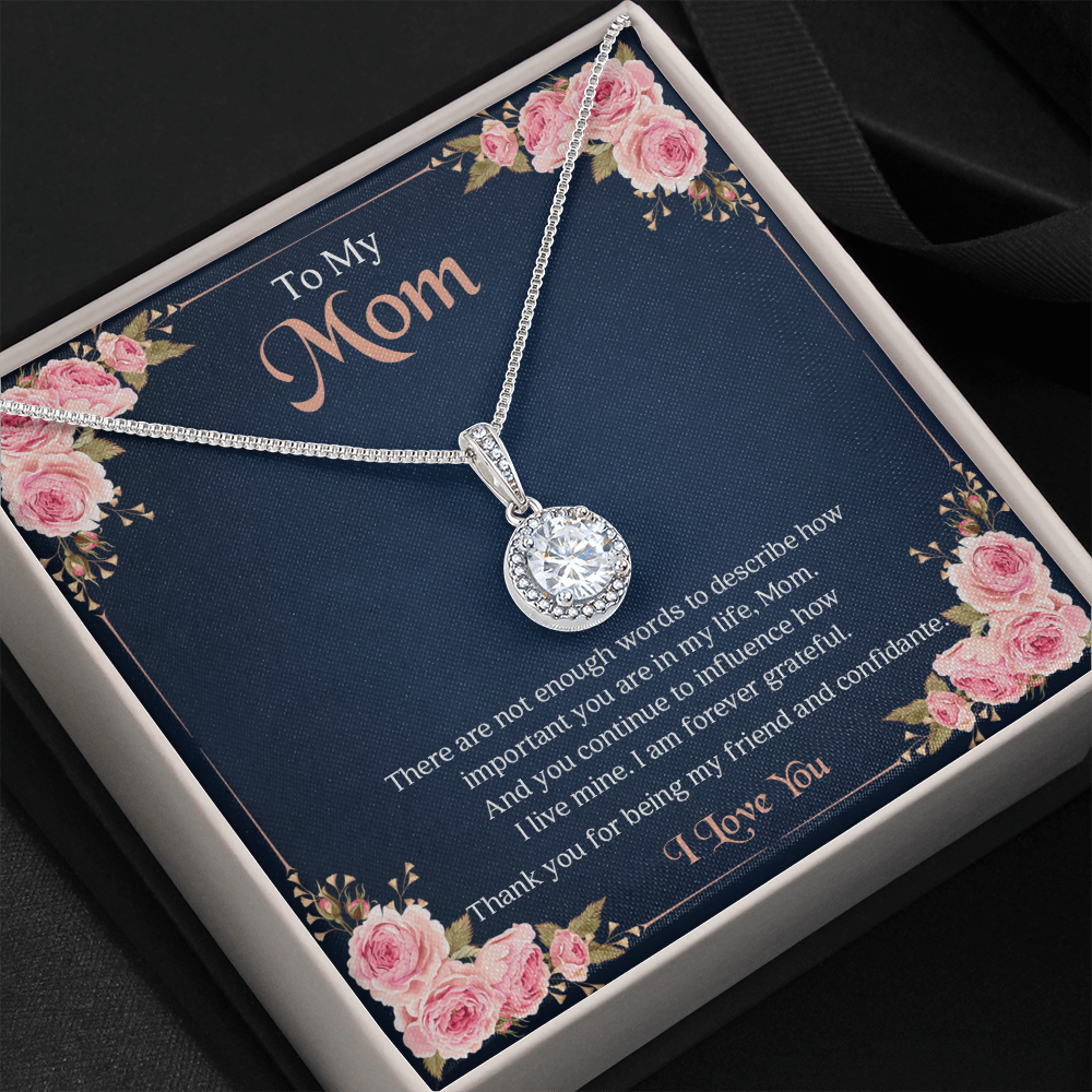 To My Mom | I Am Forever Grateful | Jewelry | C30187TR, lx-C30187, PB23-WOOD, PROD-2004904, PT-2646, TNM-1, USER-43062 | TageUnlimited