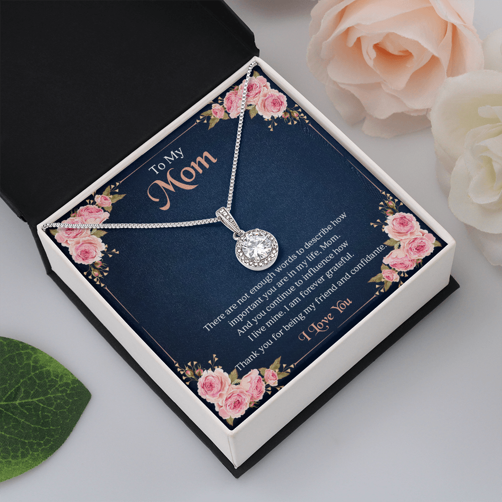 To My Mom | I Am Forever Grateful | Jewelry | C30187TR, lx-C30187, PB23-WOOD, PROD-2004904, PT-2646, TNM-1, USER-43062 | TageUnlimited