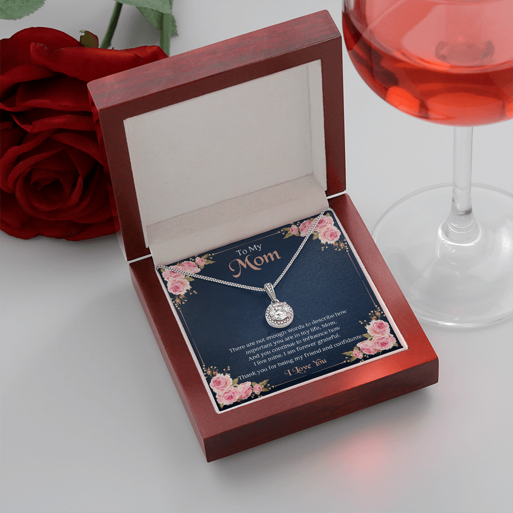 To My Mom | I Am Forever Grateful | Jewelry | C30187TR, lx-C30187, PB23-WOOD, PROD-2004904, PT-2646, TNM-1, USER-43062 | TageUnlimited