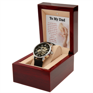 To My Dad Gift Watch | For All The Special Things You Do | Father's Day Gift | Jewelry | PB24-WOOD, PROD-2245490, PT-4320, USER-43062, W30044 | TageUnlimited