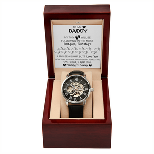 To My Daddy Gift Watch | I May Be A Bump | Father's Day Gift | Jewelry | PB24-WOOD, PROD-2228696, PT-4320, USER-43062, W30044 | TageUnlimited
