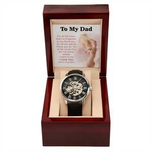 To My Dad Gift Watch | For All The Special Things You Do | Father's Day Gift | Jewelry | PB24-WOOD, PROD-2245490, PT-4320, USER-43062, W30044 | TageUnlimited