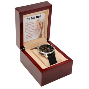 To My Dad Gift Watch | For All The Special Things You Do | Father's Day Gift | Jewelry | PB24-WOOD, PROD-2245490, PT-4320, USER-43062, W30044 | TageUnlimited