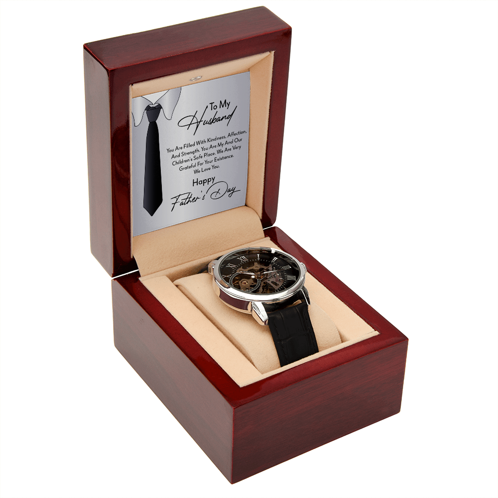 To My Husband Gift Watch | You Are Filled With Kindness | Father's Day | Jewelry | PB24-WOOD, PROD-2221908, PT-4320, USER-43062, W30044 | TageUnlimited