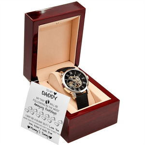 To My Daddy Gift Watch | I May Be A Bump | Father's Day Gift | Jewelry | PB24-WOOD, PROD-2228696, PT-4320, USER-43062, W30044 | TageUnlimited