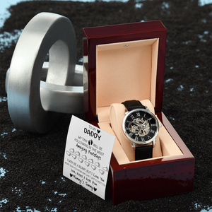 To My Daddy Gift Watch | I May Be A Bump | Father's Day Gift | Jewelry | PB24-WOOD, PROD-2228696, PT-4320, USER-43062, W30044 | TageUnlimited