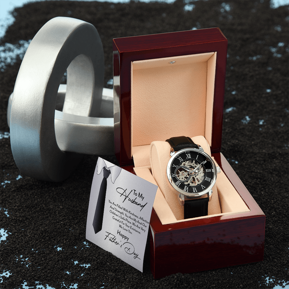 To My Husband Gift Watch | You Are Filled With Kindness | Father's Day | Jewelry | PB24-WOOD, PROD-2221908, PT-4320, USER-43062, W30044 | TageUnlimited