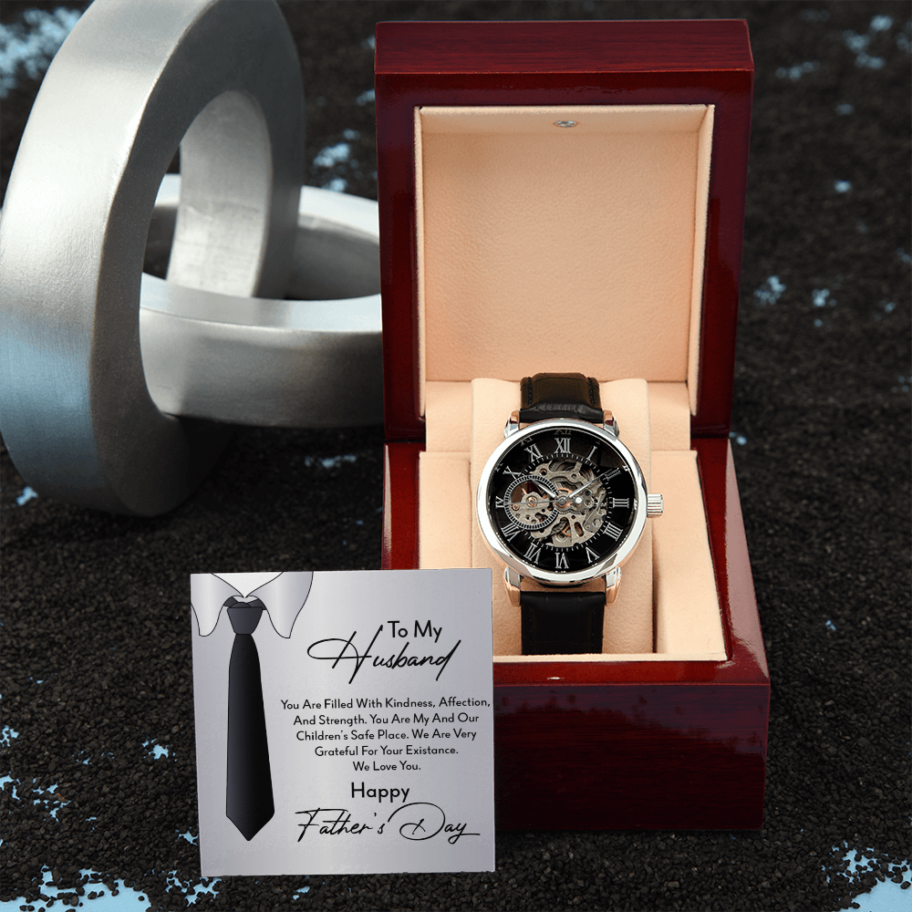 To My Husband Gift Watch | You Are Filled With Kindness | Father's Day | Jewelry | PB24-WOOD, PROD-2221908, PT-4320, USER-43062, W30044 | TageUnlimited