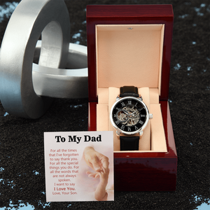 To My Dad Gift Watch | For All The Special Things You Do | Father's Day Gift | Jewelry | PB24-WOOD, PROD-2245490, PT-4320, USER-43062, W30044 | TageUnlimited